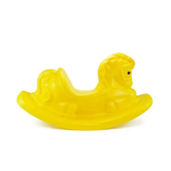 cavalinho gangorra amarelo