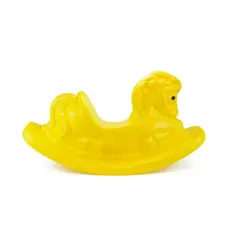 cavalinho gangorra amarelo