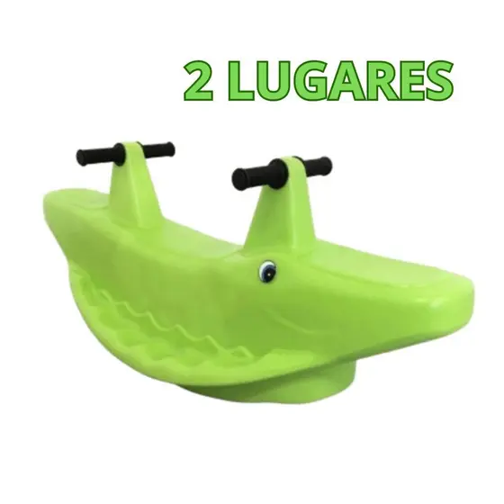 Brinquedo Infantil Jacaré Gangorra – Diversão Educativa para os Pequenos
