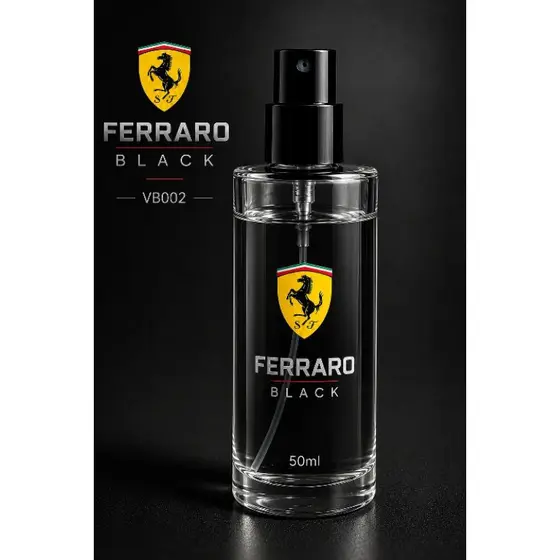 Perfume importado Ferraro Black 50 ml Vaibe inspiração