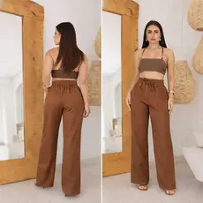 calça feminina pantalona moletom flanela do P ao G1 confortável