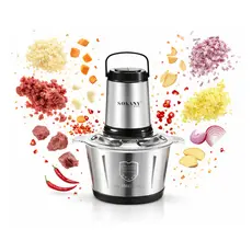 Processador E Triturador Elétrico Sokany 2l Inox 400w Moedor