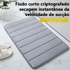 Tapete de banheiro absorvente anti-deslizamento suave, cozinha / banheiro / colchão do quarto (40x60 cm)