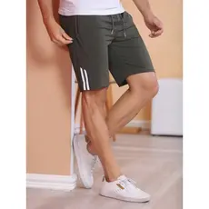 short bermuda masculina academia short Tecido de seda gelada short gelada absorção de suor e secagem rápida