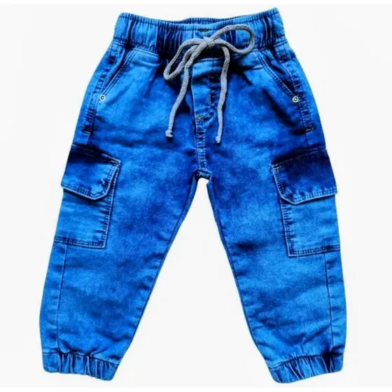 Calça Infantil Masculina, Menino, Jogger e Cargo. Tamanhos 1 ao 3. Confortável e Estilosa.
