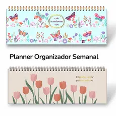 Planner Organizador Semanal | Presentes Rotina Organização Fina Ideia