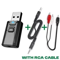 Receptor e Transmissor De Áudio Bluetooth 2 em 1 BT USB