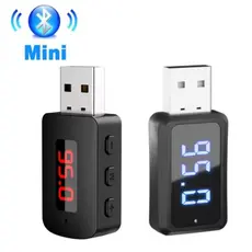 Adaptador Bluetooth Som Carro 5.4 Transmissor Receptor FM Chamadas