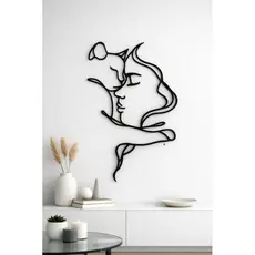 Escultura Face Minimalista para Decoração Arte de Parede 3D