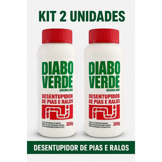 Kits Diabo verde Granulado 300GR