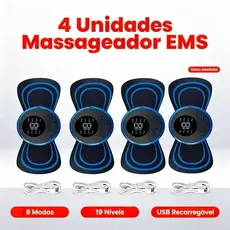 Mini Massageador EMS Estimulador Elétrico De Pescoço Portátil Para Alívio FFJ-010