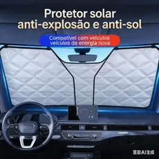 Pára-Brisa Do Carro Quebra Sol do Carro Sombra Capa Viseira Protetor Interior Anti UV Sol Brisas Dobrável Automóveis k1