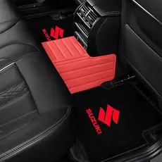 4 Peças de Tapetes de Carpete de Flanela Antiderrapantes e Sem Odor para Carros Suzuki SX-4 Wagon Vitara Presso Ertiga A