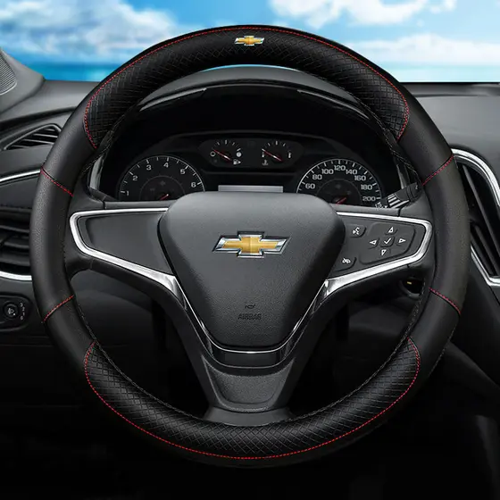 Capa de volante de carro em couro de alta qualidade para Chevrolet Cruze Colorado Aveo Optra Captiva Sail Sonic Orlando