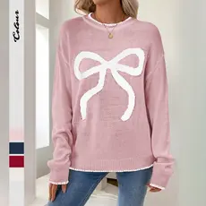 [100% roupas] outono inverno venda quente Cross-Border doce manga comprida em torno do pescoço dia dos namorados namoro