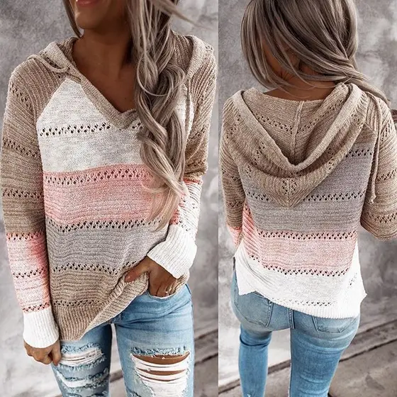 2026 comércio exterior pedido Original novo estilo outono inverno novo estilo camisola feminina camisola solta na moda