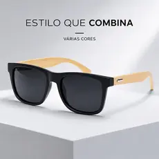Óculos de Sol Estilo Justin Quadradinho Acetato UNISSEX Diversas Cores Estilosas
