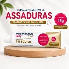 Creme Pomada de Assadura Bebe 45gr Cada - Personalidade Baby