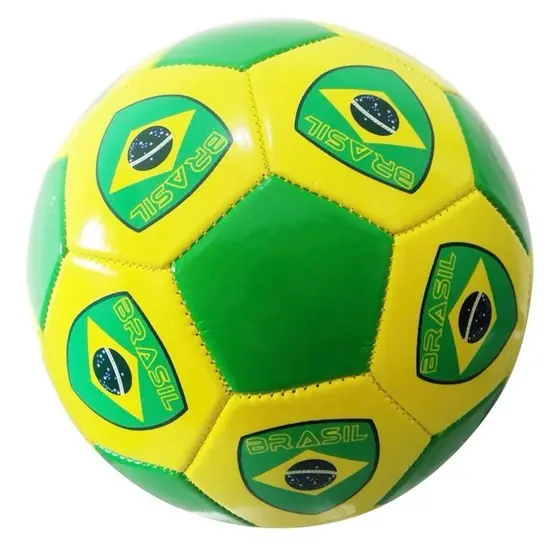 Bola de Futebol Campo Vôlei Bomba de ar Bolas Infantis Modelos Variado Cor Aleatória Bola do Brasil
