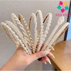GGUAN KIT 5  PCS Tiara de Pérolas / Arquinho de Perolas - Acessórios femininos de cabelo