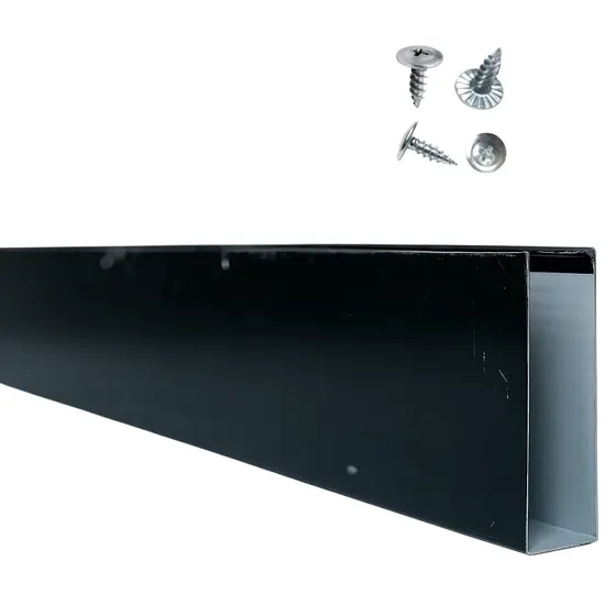 Salva Porta Proteção Chapa Preta Contra Umidade 70cm 60cm 10cm altura