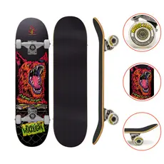 Skate Iniciante Completo Lobo Wood Light