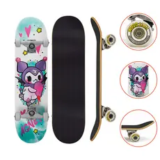 Skate Iniciante Completo Com Parceria Agnes Melo Wood Light