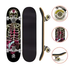 Skate Iniciante Completo Skull Axe Wood Light
