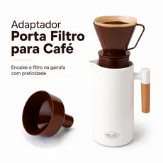 Suporte Funil para Filtro de Café Ideal para Canecas e Garrafas Térmicas