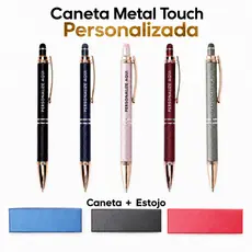 Caneta Metal Touch Personalizada Nome/Logo/simbolo