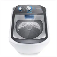 Máquina de Lavar Electrolux 13g Branca Efficient Duplo Dispenser, Cesto Inox e Máxima Diluição (LDA13)
