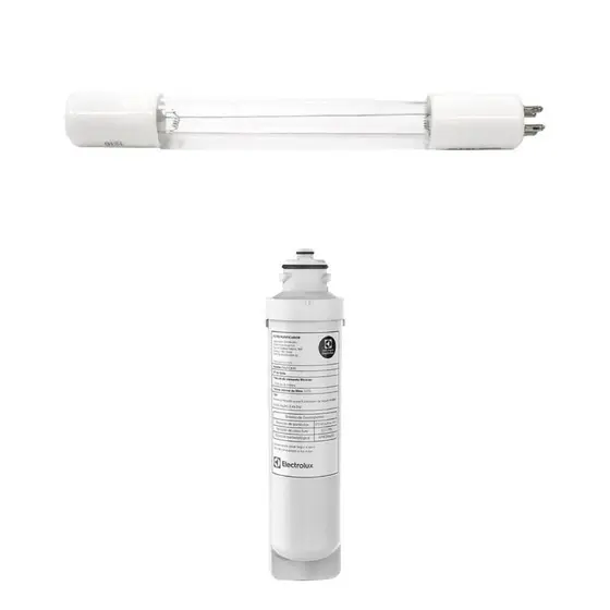 Kit Lâmpada UV Purificador PA30G e PA31G+Filtro/Refil Original para Purificador de Água PA21G / PA26G / PA31G Electrolux