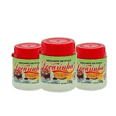 Adoçante Dietético Doçurinha 100g Kit 3 Unidades