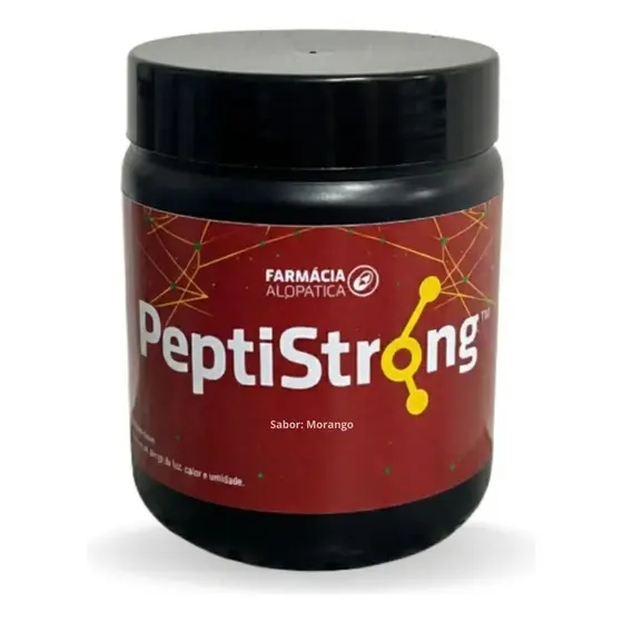 Peptistrong 2,4g Peptídeos 150g Bioativo Manipulado Morango