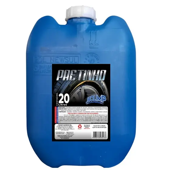 Pretinho para Pneu Automotivo Brilho Molhado 20L Jholimp