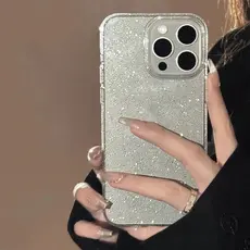 Capinha Glitter Luxo para iPhone em PC Rígido | Capa Premium Brilhante Anti-Risco e Anti-Impacto