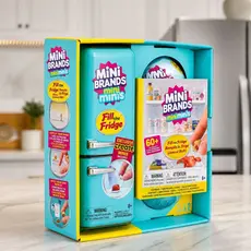 Geladeira Mini Minis + 2 Cápsulas | Brinquedo Infantil Colecionável