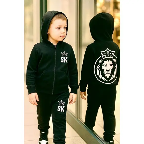 Conjunto Frio Agasalho Calça e Casaco Infantil Masculino