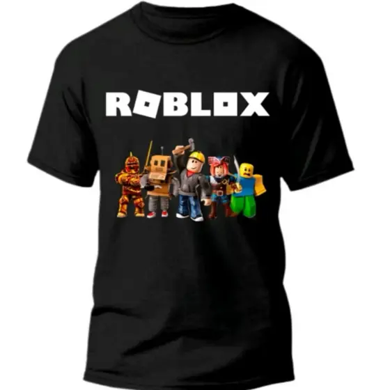 Roblox - CAMISETA Fantasia Infantil Personagens Meninos Naruto Homem Aranha Bolofofos Marwel Thor