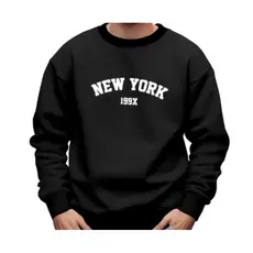 Moletom Gola Redonda Unissex com Tecido Flanelado para Mais Conforto NY