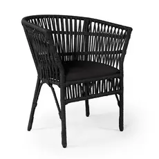 Poltrona Brisa Luxo e Resistência em Corda Náutica Jardim Varanda Deck Interno Externo