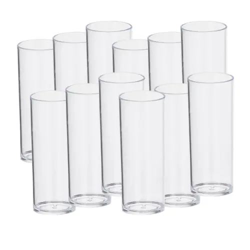 Kit 12 copo alto Long Drink para Festa Bar Balada de acrilico 350ml