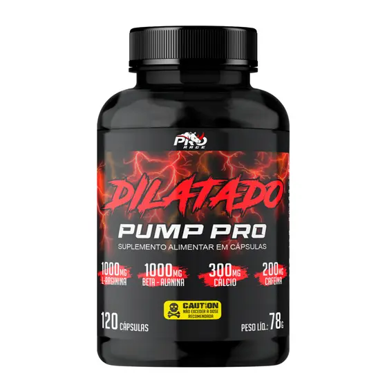 Pump Pro Dilatado Suplemento- 120 Capsulas - Pro Healthy