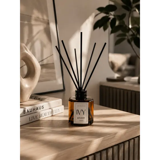 Difusor Aromatizador De Ambiente Bamboo Frasco Ambar 200ml OFERTA