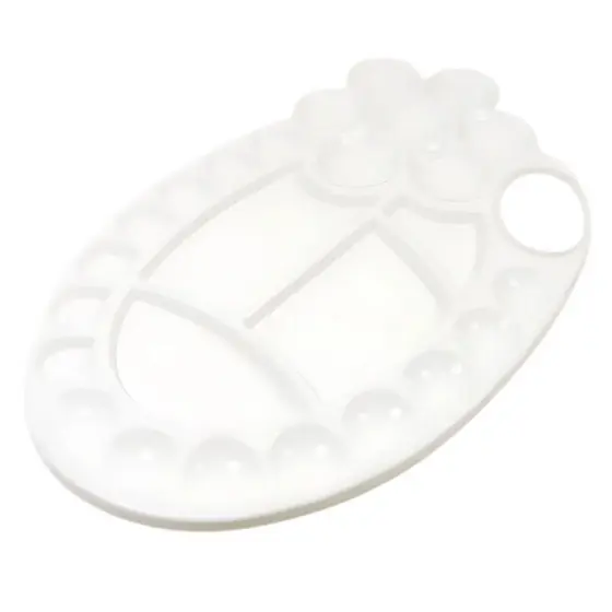 Godê Plastico para Pintura Flor Oval Sinoart