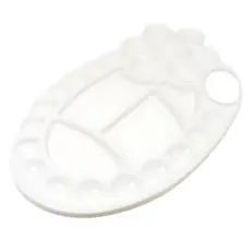 Godê Plastico para Pintura Flor Oval Sinoart