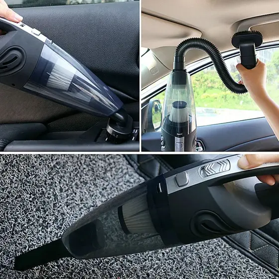 Aspirador De Pó Sem Fio Para Limpeza De Carro Doméstico Portátil Úmido E Seco 70W Poderoso Multiuso