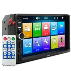 Central Multimídia Universal 2 Din Mp5 Espelhamento Android Ios Bluetooth Som Automotivo