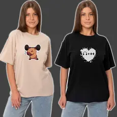 Camiseta Vestido Camisetão Capivara Treinando Coração Fitnees Academia Passeio