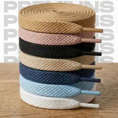 Kit 2 Pares Cadarços Chato Casual Para Tênis 120cm Atacador Moderno Estilo e Qualidade no Seu Tênis
